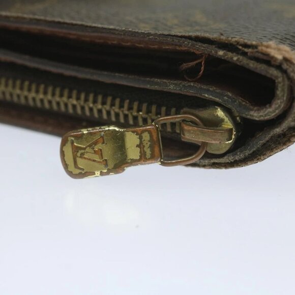 LOUIS VUITTON Monogram Compact Zip Wallet M61667 LV Auth 63160 - Picture 9 of 15